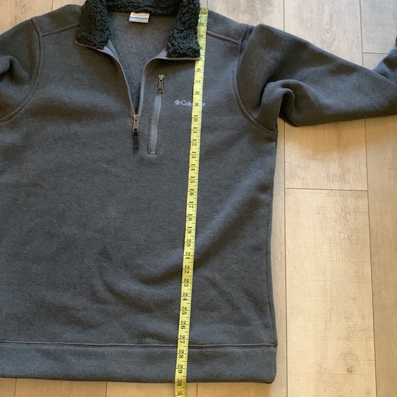 Columbia-  NWOT size  large Terpin point 11 gray Athletic sweater quarte… - Picture 11 of 13